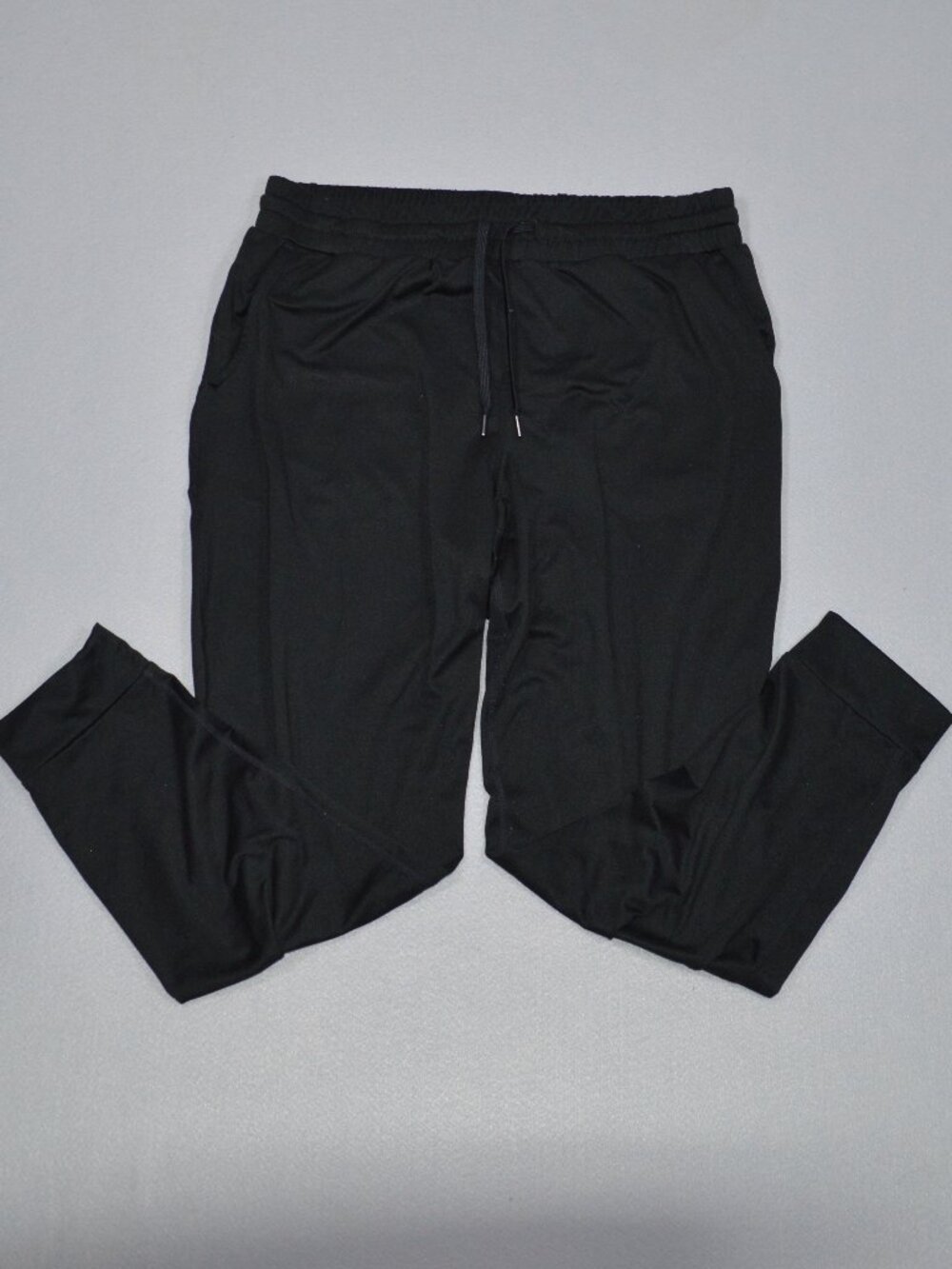 Quince Flowknit Mid-Rise Joggers Black Large 27.5"
